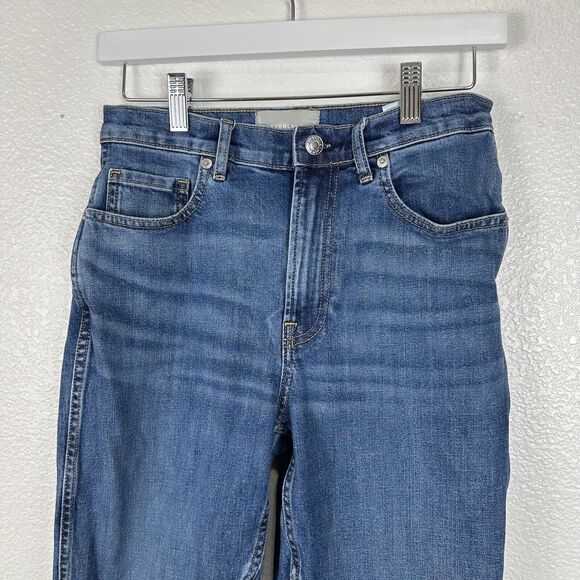 Everlane Jeans Women Size 27 The Cheeky Bootcut Ankle High Rise Two-Tone - Picture 4 of 11